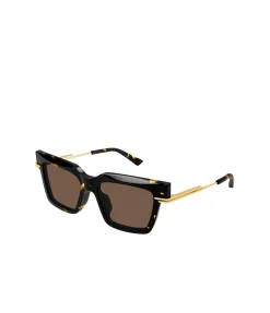Exagerrated Cat-eye Sunglasses in Havana