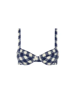 Fella x Maggie Marilyn Casanova Bikini Top in Gingham
