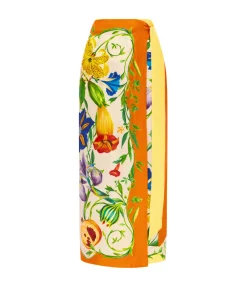 Flores Sarong Skirt in Multi