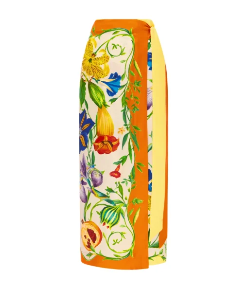 Flores Sarong Skirt in Multi