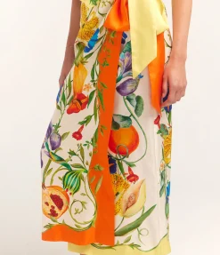 Flores Sarong Skirt in Multi