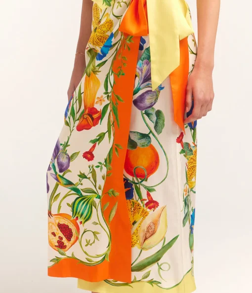 Flores Sarong Skirt in Multi