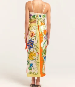 Flores Sarong Skirt in Multi