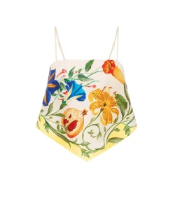 Flores Scarf Top in Multi
