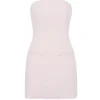 Francesca Tweed Dress in Blush