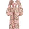 Francisca Kaftan Dress in Lunar