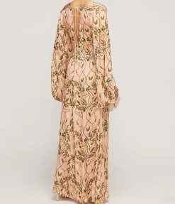 Francisca Kaftan Dress in Lunar