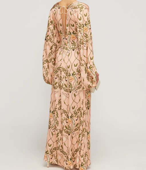 Francisca Kaftan Dress in Lunar
