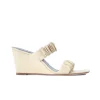 Frankie Wedge Sandal in Cream