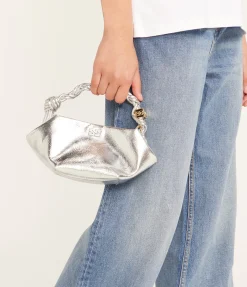 Ganni Mini Bou Bag in Silver