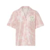 Garden Toile Embellished Camp Shirt in Peony