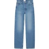 Gavin Long Jean in Atlantic Blue