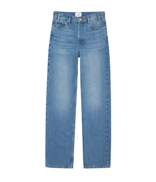 Gavin Long Jean in Atlantic Blue