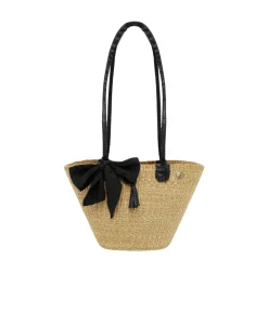 Ghana Basket Bag in Black