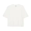 Giorgio Short Sleeve Sweater in Ivory