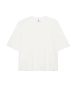 Giorgio Short Sleeve Sweater in Ivory