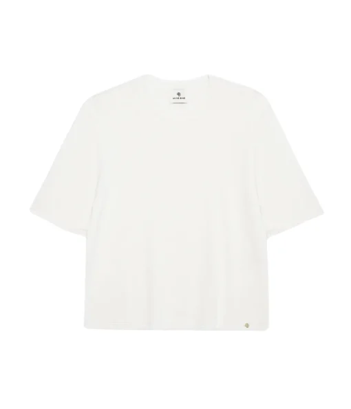 Giorgio Short Sleeve Sweater in Ivory