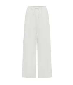 Giulia Pleated Pants in Ivory