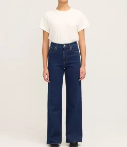 Grace High Rise Straight Wide Leg in Western Hero