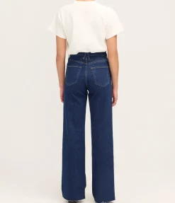 Grace High Rise Straight Wide Leg in Western Hero