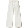 Grace High Rise Wide Leg in Natural White