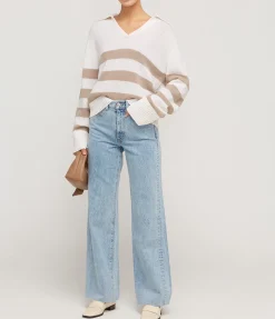 Grace High Rise Wide Leg in Time to Go