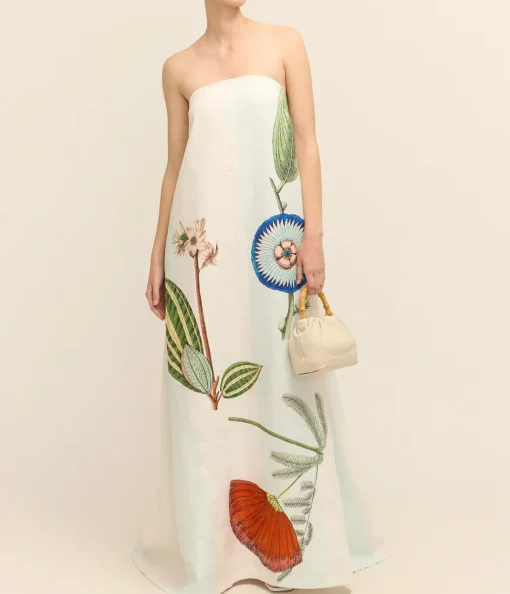 Grand Floral Gown in Multi
