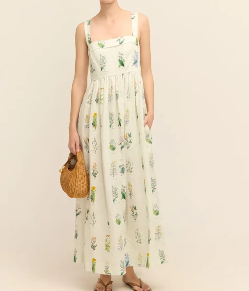 Greenhouse Floral Sundress in Mist