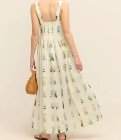 Greenhouse Floral Sundress in Mist