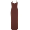Heart Bodice Dress in Cocoa