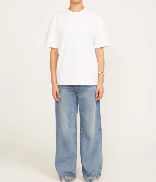 Heavy Cotton Heart T-shirt in Bright White
