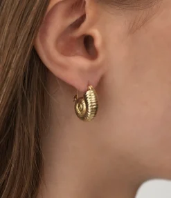 High Tide Hoop Earring in Gold