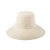 Holiday Bucket Hat in Beige Canvas