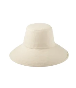 Holiday Bucket Hat in Beige Canvas