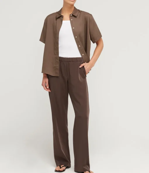 Hoys Straight Pant in Mulch