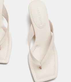 Ida Heeled Thong in Butter