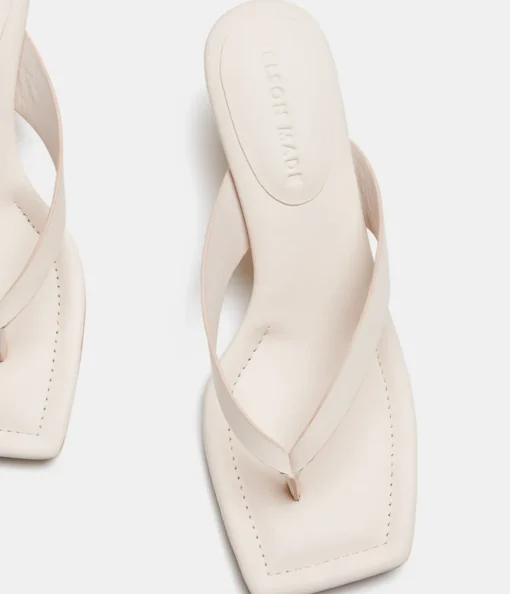 Ida Heeled Thong in Butter
