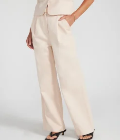 Idai Tailored Pants in Cream Rose