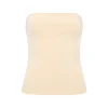 Illi Strapless Top in Buttermilk