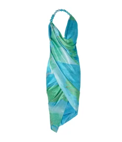 Iluka Sleeveless Dress in Landscape