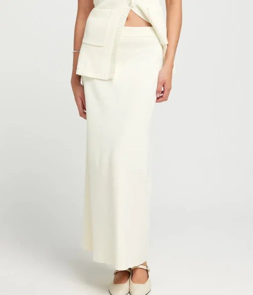 Ines Maxi Skirt in Silence