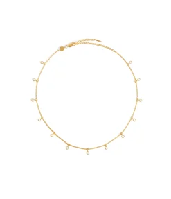 Interstellar Drop Choker in Gold