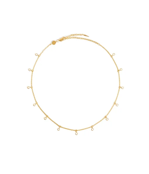 Interstellar Drop Choker in Gold