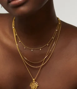 Interstellar Drop Choker in Gold
