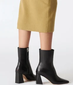 Irene Nappa Leather Boot in Black