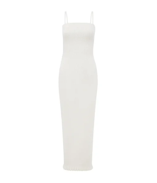 Iris Dress in Bone