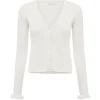 Iris Knitted Cardigan in Bone