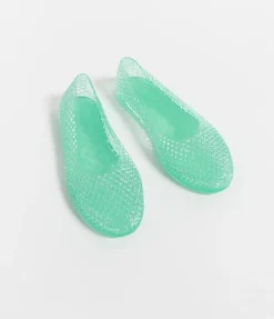 Iro Jelly Flat in Aqua