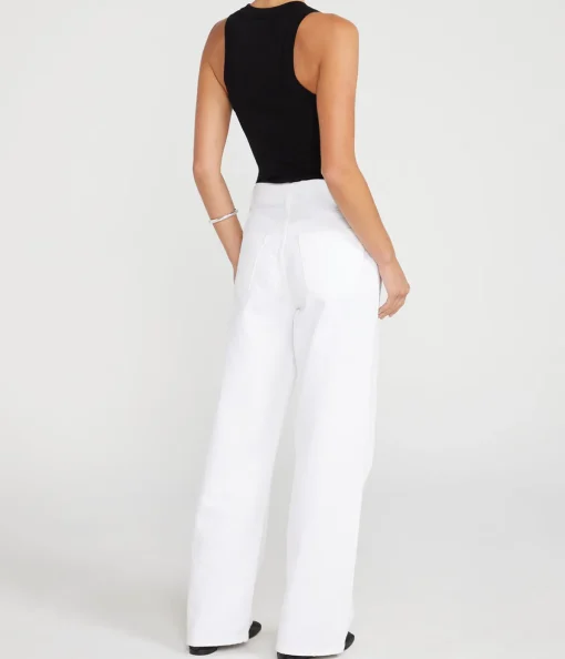 Isabel Rib Tank in Black