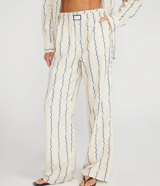 Janiero Trouser in Bespoke Wave Coupe